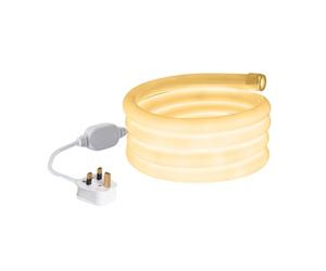 LEDKIA LIGHTING - Néon LED Flexible 360º | Dimmable 120LED/m | 220V AC Blanc Chaud | IP67 Étanche | Coupe tous les 100cm | Installation Facile, Blanc chaud 3000K, 50 M, Imitation bois