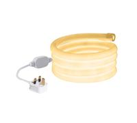 LEDKIA LIGHTING - Néon LED Flexible 360º Rond | Dimmable 120LED/m | Blanc Chaud | IP67 Extérieur/Intérieur | Personnalisable tous les 100cm, 10 m, Polychlorure de vinyle