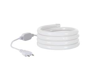 LEDKIA LIGHTING - Néon LED Flexible 360º Rond | Dimmable 120LED/m | IP67 Extérieur/Intérieur | Coupe tous les 100cm | 220V AC Blanc Froid, 5 m, Polychlorure de vinyle