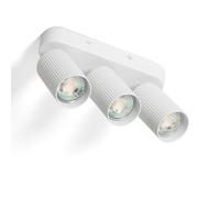 LEDKIA LIGHTING Plafonnier Aluminium Aritz 3 Spots Blanc