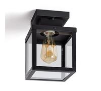 LEDKIA LIGHTING Plafonnier Extérieur Aluminium Theia Noir