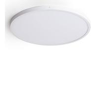 LEDKIA LIGHTING - Plafonnier LED 48W Extra-Plat | CCT Sélectionnable | Ø600 mm | Économie d'énergie | Installation facile | Aluminium robuste, Couleur sélectionnable (Chaud-neutre-froid)