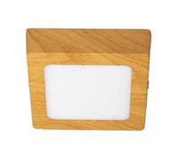 Plafonnier LED 6W Carré Aluminium 105x105 mm Slim CCT Sélectionnable Galán SwitchDimm Naturel 105 mm