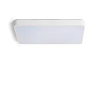 LEDKIA LIGHTING Plafonnier LED Rectangulaire Métal 40W CCT Sélectionnable Hidria 600x400 mm pour chambre, salon, cuisine Blanc