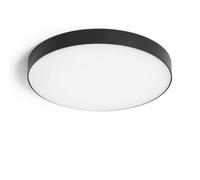 LEDKIA LIGHTING Plafonnier LED Rond 18W Dimmable Ø180 mm Noir