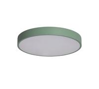 LEDKIA LIGHTING - Plafonnier LED Rond | 24W CCT Sélectionnable | Éclairage 1800 lm | Ø400 mm | Métal Durable pour Chambre, Salon, Cuisine, Salle de Bain, Vert Céladon