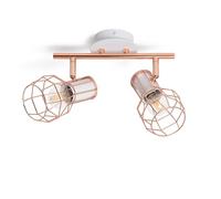 Plafonnier Orientable Métal 2 Spots Lada