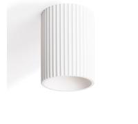 LEDKIA LIGHTING Plafonnier Plâtre Colum Blanc