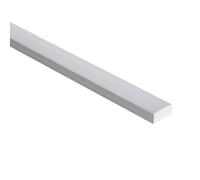 LEDKIA LIGHTING Profilé Aluminium En Saillie 2 m pour Rubans LED jusqu'à 20 mm Capot transparent