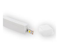LEDKIA LIGHTING Profilé Néon SFLEX 12x20 Courbe Latérale pour Rubans LED IP20 jusqu'à 11 mm 5 m