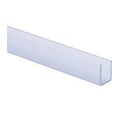 LEDKIA LIGHTING Profilé PC 1 m pour Rubans Néon LED 24/48V DC 6x12 mm NFLEX6 Transparent