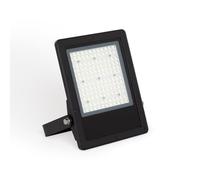 LEDKIA LIGHTING Projecteur LED 100W Dimmable TRIAC 170 lm/W IP65 ELEGANCE Slim PRO Noir pour jardin, terrasse, patio, 3000K 30º Blanc chaud