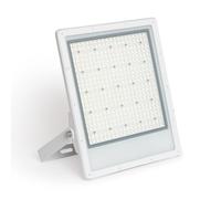 LEDKIA LIGHTING Projecteur LED 200W Dimmable TRIAC 120 lm/W IP65 ELEGANCE Slim PRO Blanc pour jardin, terrasse, patio, 3000K 90º Blanc chaud