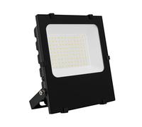 LEDKIA LIGHTING Projecteur LED 50W 145lm/W HE PRO Dimmable IP65 pour jardin, terrasse, patio, 3000K Blanc chaud