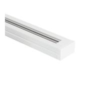 LEDKIA LIGHTING - Rail Monophasé 2 M | Installation Facile | Économie d'Énergie | Polycarbonate Robuste | Connectivité Flexible, Blanc, Polycarbonate
