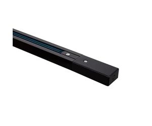LEDKIA LIGHTING - Rail Monophasé 2M pour Spots LED | Installation Intérieure IP20 | Aluminium Durable | Économie Énergétique | Flexible pour Mur et Plafond, Noir