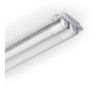 LEDKIA LIGHTING Réglette Étanche 120 cm IP65 avec deux Tubes LED Cristal 18W 140lm/W 6000K Blanc froid