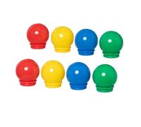 LEDKIA LIGHTING Remplacement Boules pour Guirlande Multicolore 8 Unités Multicolore | Idéal pour Noël