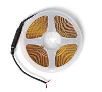 LEDKIA LIGHTING Ruban LED 24V COB 528 LED/m 5m 13W/m 910lm/m CUIVRE Largeur 8mm FreeCut IP20 CRI90 2700K Blanc chaud