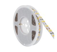 LEDKIA LIGHTING Ruban LED 24V SMD 120 LED/m 5m 17W/m 2640lm/m Double Largeur 15mm Coupe 10cm IP20 3000K Blanc chaud