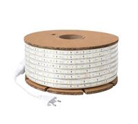 LEDKIA LIGHTING Ruban LED Dimmable 220V SMD 120 LED/m BOBINE 50m 8.5W/m 850lm/m Largeur 12mm Coupe 20cm IP65 2200K Super chaud