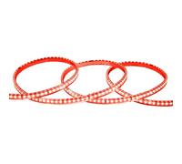 Ruban Led 220v Smd2835 120led/M Ip65 Largeur 12mm Coupe 20cm Monochrome Rouge 15 M