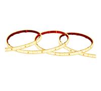 LEDKIA LIGHTING Ruban LED Dimmable 220V SMD Auto-redressement 120 LED/m 14W/m 1680lm/m SILICONE FLEX Largeur 12mm Coupe 10cm IP67 Sur mesure 2200K Super chaud 5 m