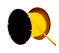 LEDKIA LIGHTING Ruban LED Néon Dimmable 220V BOBINE 50m Circulaire SFLEXx17 8W/m Coupe 100cm IP65 Orange