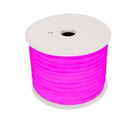 LEDKIA LIGHTING Ruban LED Néon Dimmable 220V BOBINE 50m Rose Semi-Circulaire 180 7.5W/m Coupe 100cm IP67 Rose