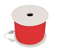 LEDKIA LIGHTING Ruban LED Néon Dimmable 220V BOBINE 50m Rouge Circulaire 360 9W/m Coupe 100cm IP67 Rouge