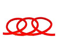 LEDKIA LIGHTING Ruban LED Néon Dimmable 220V Circulaire SFLEX14 8W/m Coupe 100cm IP65 Sur mesure Rouge 25 m