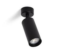 LEDKIA LIGHTING Spot à Douille Aluminium Quartz pour Ampoule GU10 Noir GU10