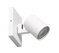 LEDKIA LIGHTING Spot à Douille en Saillie Orientable Aluminium Gylu à Ampoule GU10 Blanc GU10