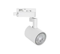 LEDKIA LIGHTING Spot à Douille sur Rail Monophasé Jiuk à Ampoule GU10 Blanc