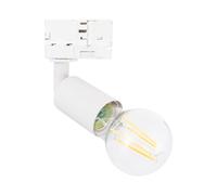 LEDKIA LIGHTING Spot à Douille sur Rail Triphasé Oasis pour Ampoule E27 Blanc