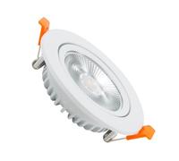 LEDKIA LIGHTING Spot Downlight LED 10W Rond COB CRI90 Slim Coupe Ø 90 mm No Flicker 4000K Blanc neutre