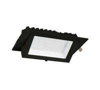 LEDKIA LIGHTING Spot Downlight LED 38W Rectangulaire Orientable 130 lm/W Coupe 210x125 mm Noir 3000K Blanc chaud