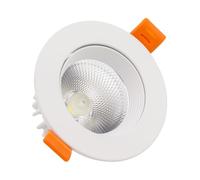LEDKIA LIGHTING Spot Downlight LED 9W Rond COB CRI90 Coupe Ø 90 mm No Flicker 2700K Blanc chaud