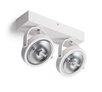 LEDKIA LIGHTING Spot LED 30W CREE en Saillie Orientable AR111 Dimmable Blanc 3000K Blanc chaud