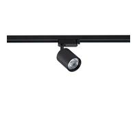 LEDKIA LIGHTING Spot LED sur Rail Monophasé 10W Mallet Dimmable Noir 3000K Blanc chaud