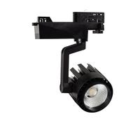 LEDKIA LIGHTING Spot LED sur Rail Triphasé 30W Dora 3000K - 4000K - 5000K Noir