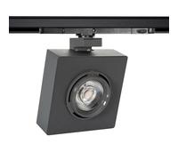 LEDKIA LIGHTING Spot LED sur Rail Triphasé 30W Pearly 4000K Blanc neutre