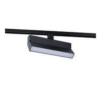 LEDKIA LIGHTING Spot Linéaire LED sur Rail Triphasé 24W CCT Sélectionnable Dimmable Elegant Noir (3000K - 4000K - 5000K) Sélectionnable