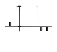 LEDKIA LIGHTING Suspension Linéaire Métal Auzoa Noir GU10