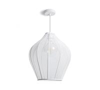 TechBrey Suspension Métal et Tissu Ø400 mm Yara Blanc Blanc