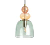 LEDKIA LIGHTING Suspension Métal et Verre Baudelaire Vert