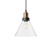 LEDKIA LIGHTING Suspension Métal et Verre Factory E27