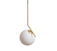 LEDKIA LIGHTING Suspension Métal et Verre Moonlight Doré