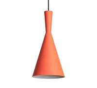 LEDKIA LIGHTING - Suspension Métal Lennon | Réglable en Hauteur | Compatible Ampoule E27 | Design Vintage Années 60, Terre Cuite, Aluminium Métal