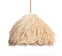 LEDKIA LIGHTING Suspension Rotin Bungarby Naturel